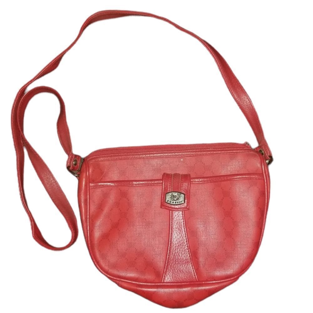 80's VR Classic Vintage Red Shoulder Bag